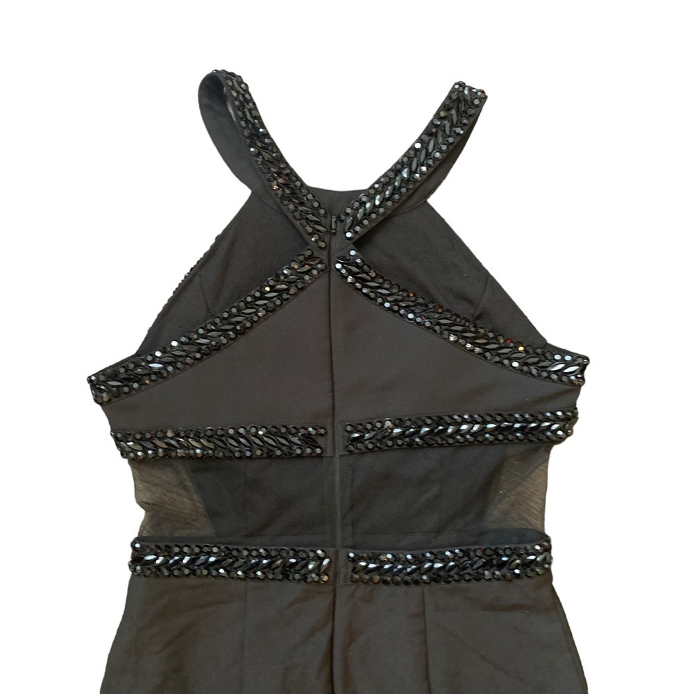 Gianni Bini Semi-formal beaded cocktail little black dress size small - Picture 6 of 8